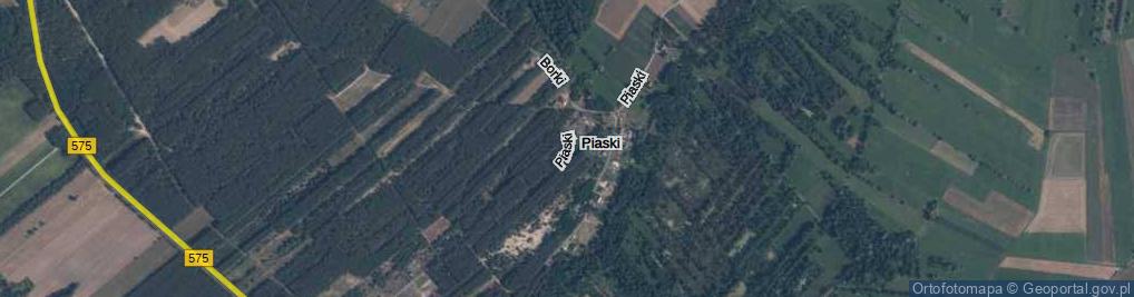 Zdjęcie satelitarne Piaski ul.