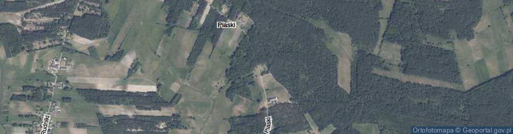 Zdjęcie satelitarne Piaski ul.