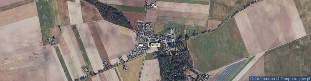 Zdjęcie satelitarne Piaski ul.