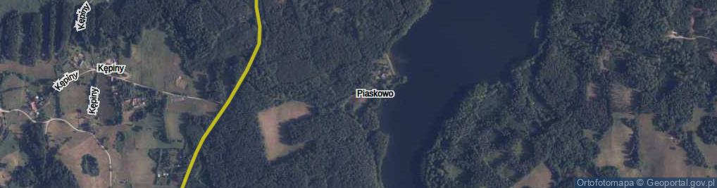 Zdjęcie satelitarne Piaskowo ul.