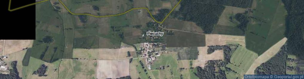 Zdjęcie satelitarne Piecuchy ul.