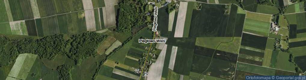 Zdjęcie satelitarne Piegłowo-Wieś ul.
