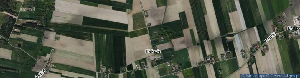 Zdjęcie satelitarne Piekacie ul.