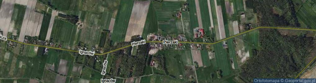 Zdjęcie satelitarne Pierzaki ul.