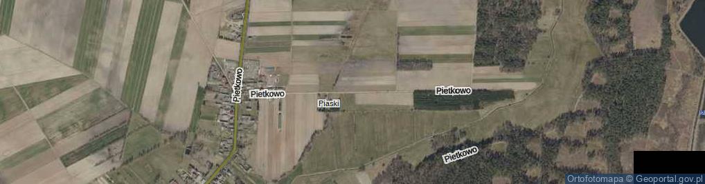 Zdjęcie satelitarne Pietkowo ul.