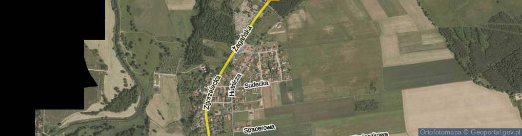 Zdjęcie satelitarne Piastowska ul.