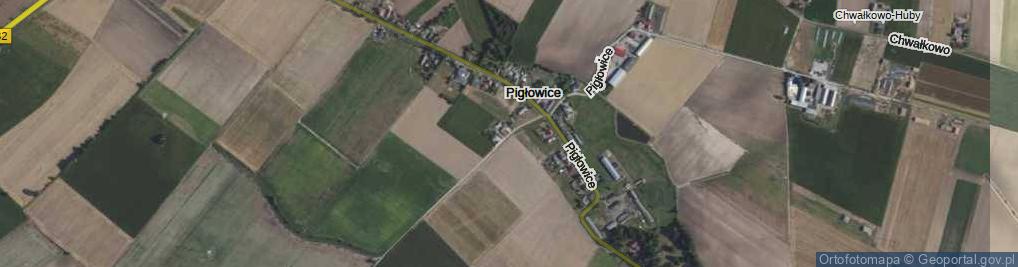 Zdjęcie satelitarne Pigłowice ul.