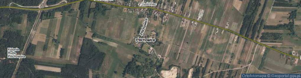 Zdjęcie satelitarne Pilichowice ul.