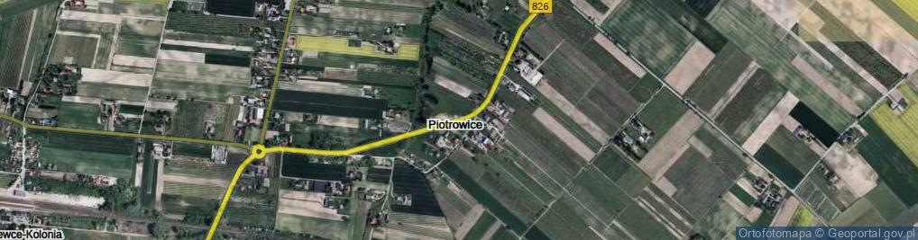 Zdjęcie satelitarne Piotrowice ul.