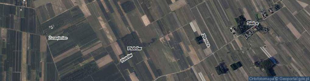 Zdjęcie satelitarne Piotrów ul.