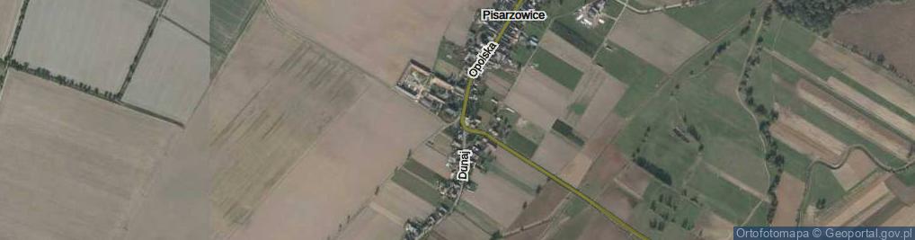 Zdjęcie satelitarne Pisarzowice ul.