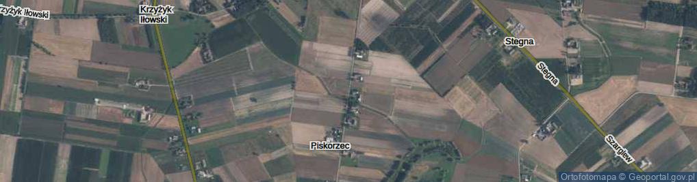 Zdjęcie satelitarne Piskorzec ul.
