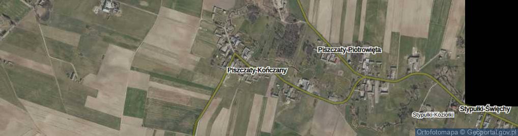 Zdjęcie satelitarne Piszczaty-Kończany ul.