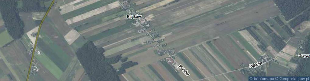 Zdjęcie satelitarne Piątków ul.