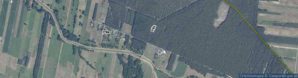Zdjęcie satelitarne Piła ul.