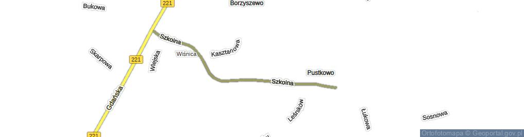Zdjęcie satelitarne Piaskowa ul.
