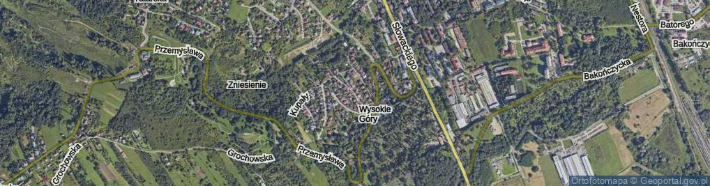 Zdjęcie satelitarne Piasta Kołodzieja ul.