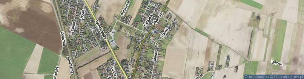 Zdjęcie satelitarne Piwna ul.