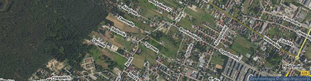 Zdjęcie satelitarne Piasta ul.