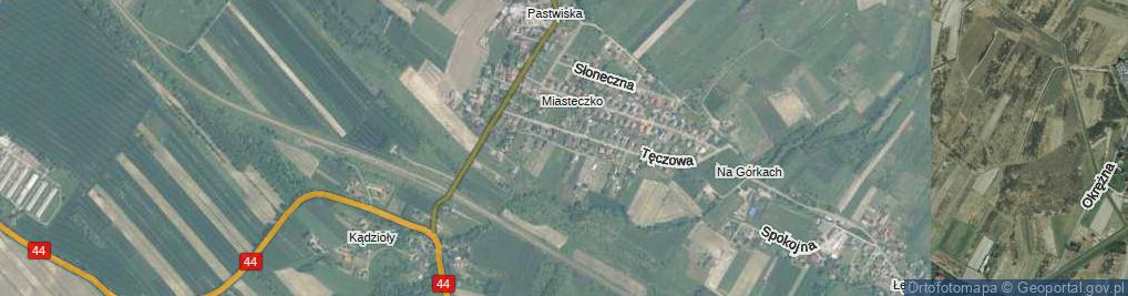 Zdjęcie satelitarne Piwna ul.