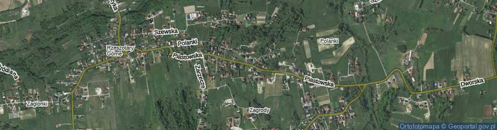 Zdjęcie satelitarne Piastowska ul.