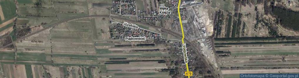 Zdjęcie satelitarne Piątkowskiej Ignacji ul.