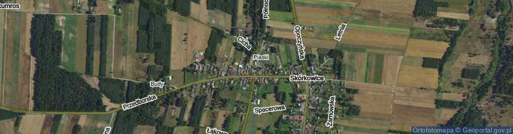 Zdjęcie satelitarne Piaski ul.