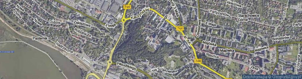 Zdjęcie satelitarne Pileckiego Witolda, rtm. ul.