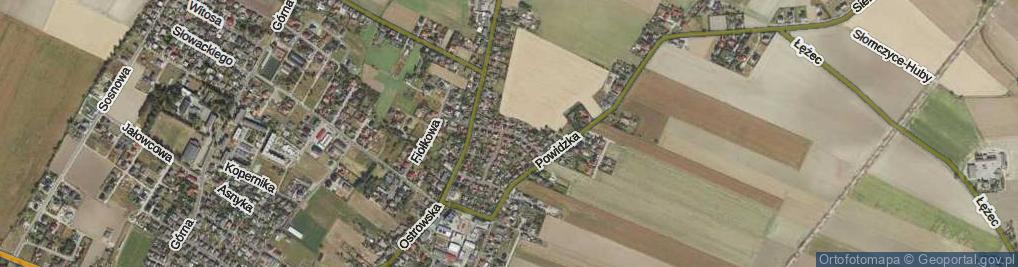 Zdjęcie satelitarne Piastowska ul.