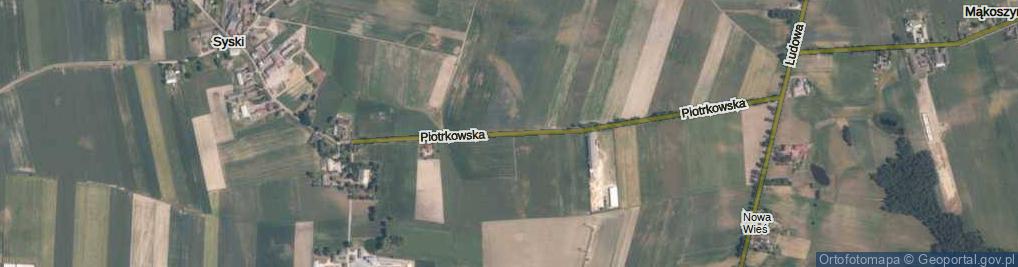 Zdjęcie satelitarne Piotrkowska ul.