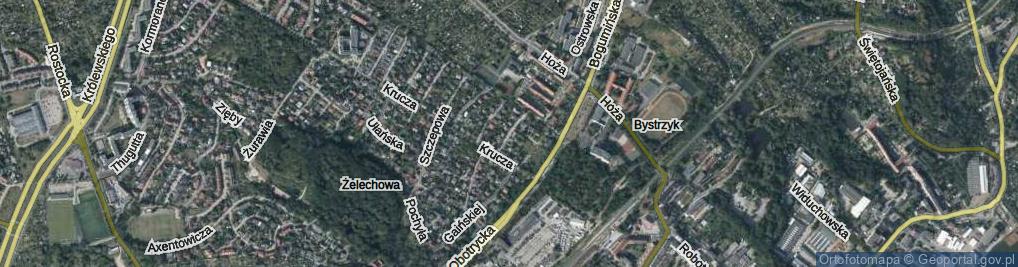 Zdjęcie satelitarne Piańska ul.