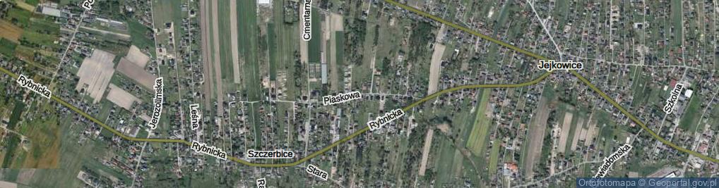 Zdjęcie satelitarne Piaskowa ul.