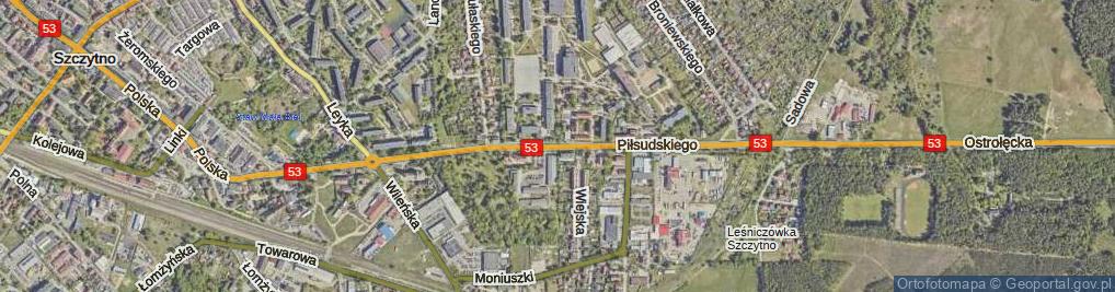 Zdjęcie satelitarne Piłsudskiego Józefa, marsz. ul.