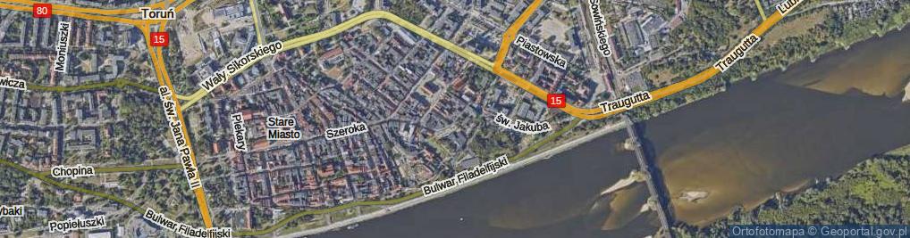 Zdjęcie satelitarne Piernikarska ul.