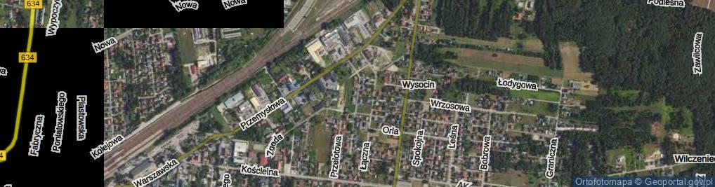 Zdjęcie satelitarne Piekarska ul.