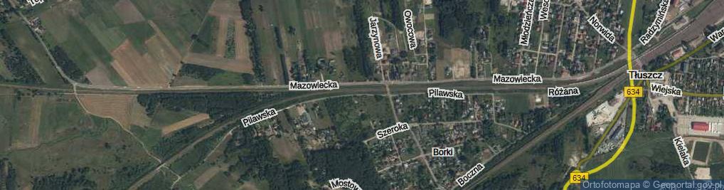 Zdjęcie satelitarne Pilawska ul.