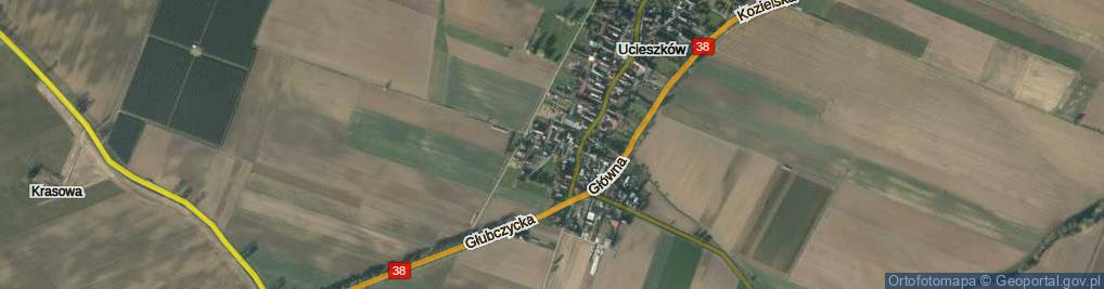 Zdjęcie satelitarne Piękna ul.