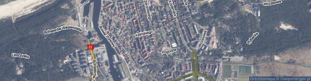 Zdjęcie satelitarne Piłsudskiego Józefa, marsz. ul.