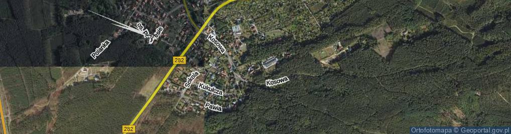 Zdjęcie satelitarne Piaskowa ul.