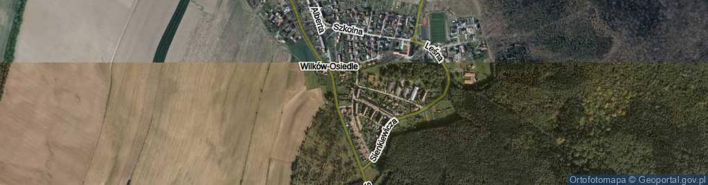 Zdjęcie satelitarne Piotra i Pawła ul.