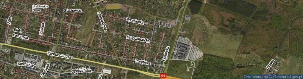 Zdjęcie satelitarne Piechowicka ul.