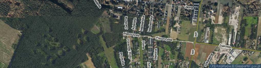 Zdjęcie satelitarne Piaszczysta ul.