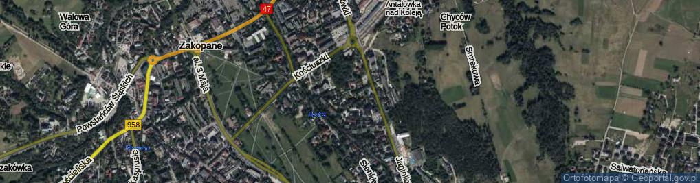 Zdjęcie satelitarne Piaseckiego Wenantego ul.
