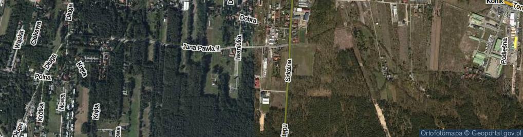 Zdjęcie satelitarne Piękna ul.