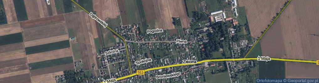 Zdjęcie satelitarne Piwna ul.