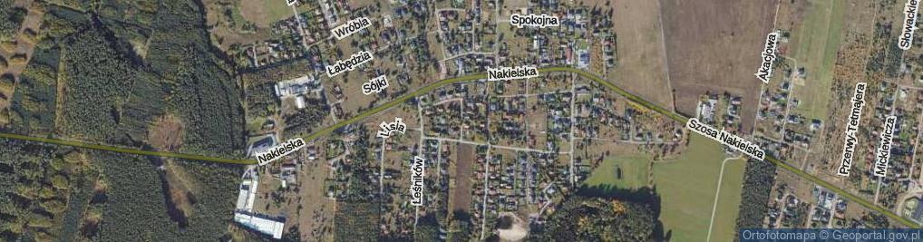 Zdjęcie satelitarne Pieczarkowa ul.