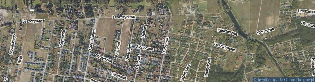 Zdjęcie satelitarne Piaskowa ul.