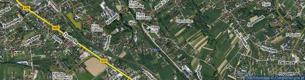 Zdjęcie satelitarne Piastowska ul.