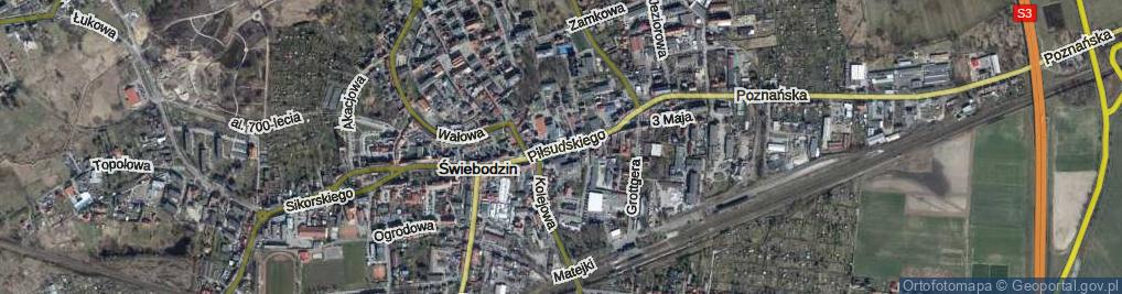 Zdjęcie satelitarne Piłsudskiego Józefa, marsz. ul.