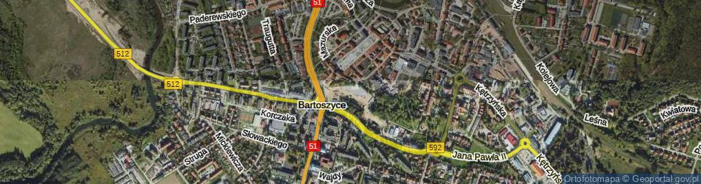 Zdjęcie satelitarne Plac Bohaterów Westerplatte pl.